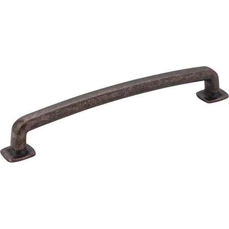 Jeffrey Alexander 160 mm Center-to-Center Distressed Oil Rubbed Bronze Belcastel 1 Cabinet Pull MO6373-160DMAC